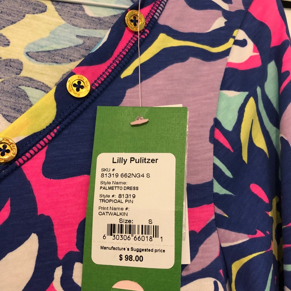 Lilly Pulitzer Palmetto Catwalkin dress, Small